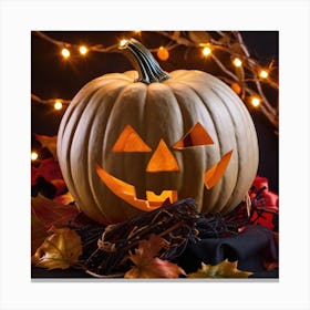 Halloween Pumpkin 4 Canvas Print