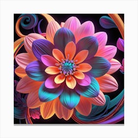 Colorful Flower Canvas Print