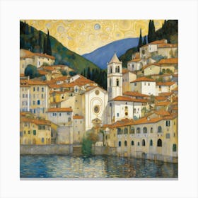 Kirche In Cassone, Gustav Klimt 23 Canvas Print