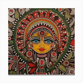 Indian Painting Madhubani Painting Indian Traditional Style 9 Canvas Print