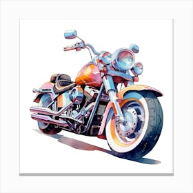 Harley Davidson Motorcycle 2 Canvas Print