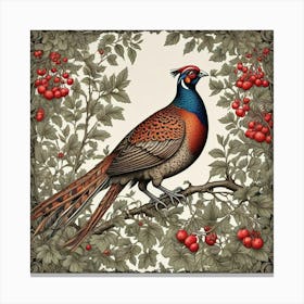 Vintage Bird Illustration (4) Canvas Print