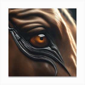 Eye Of A Horse 44 Canvas Print