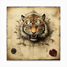 Angry beast 2 Canvas Print