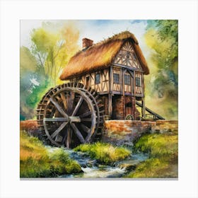 Water Wheel 1 Canvas Print