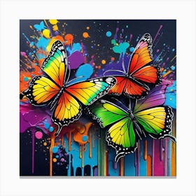 Colorful Butterflies 51 Canvas Print