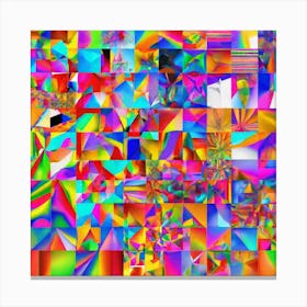 Abstract Fractals Canvas Print