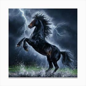 Lightning Horse 39 Canvas Print