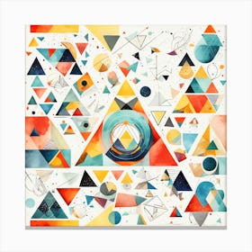 Geometric Shapes Canvas Print