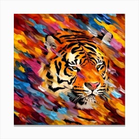 Tiger Painting Canvas Print