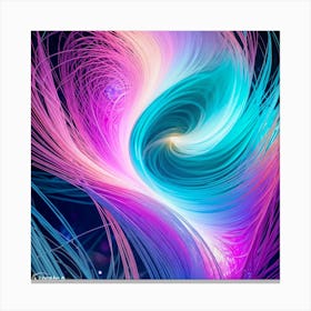 Abstract Swirl Canvas Print