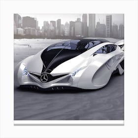 Futuristic Car Canvas Print