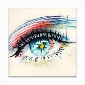 Eye Of The Rainbow 1 Canvas Print