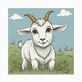 Goat! 3 Canvas Print