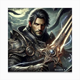 A Detailed Character Portrait Of Lukas Draven From Canvas Print