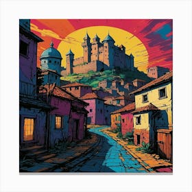 Castle In The Sky 2 Canvas Print