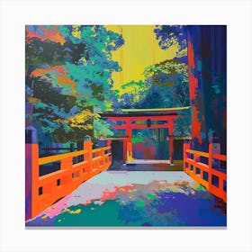 Colourful Gardens The Meiji Shrine Inner Garden Japan 2 Canvas Print