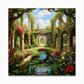 Garden In Bloom 2 Canvas Print