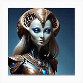 Alien Woman 2 Canvas Print