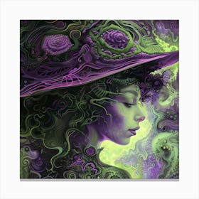 Psychedelic Woman 5 Canvas Print