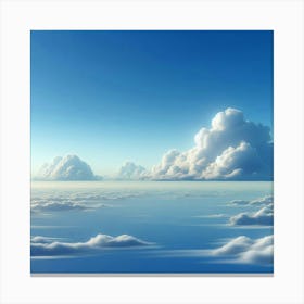 Sky And Clouds 1 Canvas Print