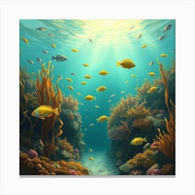 Underwater Seascape 2 Canvas Print