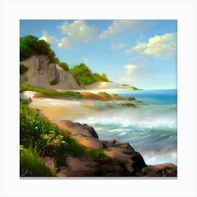 Landscape Painting 1 Canvas Print