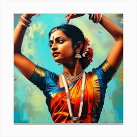 Indian Dancer 2 Canvas Print