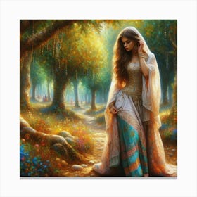 Fairy In The Forest9 Canvas Print