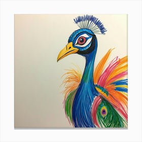 Peacock 56 Canvas Print