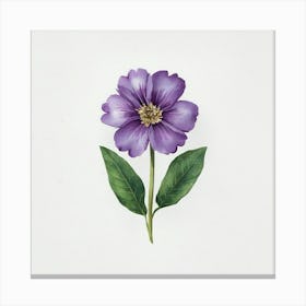 Purple Flower Canvas Print