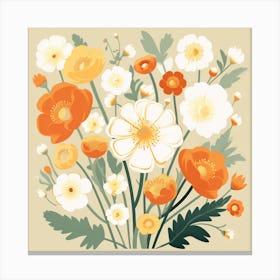 December0266 A Cute Drawing Of Flowers In The Style Of Tasteful Dc90c1f6 0974 4d23 805e 395f3688258a Canvas Print