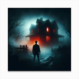 Haunted House 4 Canvas Print