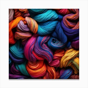 Colorful Yarn 6 Canvas Print