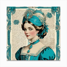 Victorian Lady Canvas Print