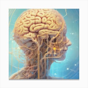 Human Brain 30 Canvas Print