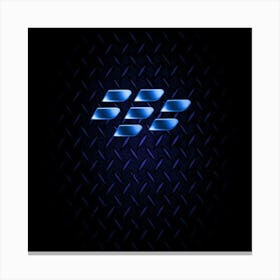 Blackberry Logo Canvas Print