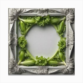 Vegetable Frame 2 Canvas Print