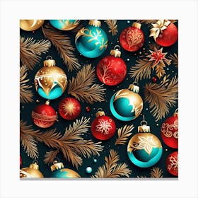 Christmas Background 3 Canvas Print