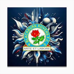 Blackburn Rovers F.C Logo Wall Art 8 Canvas Print