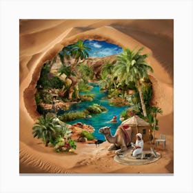 Desert Scene Canvas Print