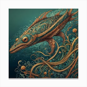 Mermaid Fish 1 Canvas Print