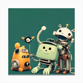 Robots Canvas Print