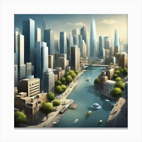 Chicago Cityscape Canvas Print