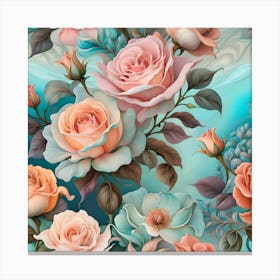 Roses in a New Light Canvas Print