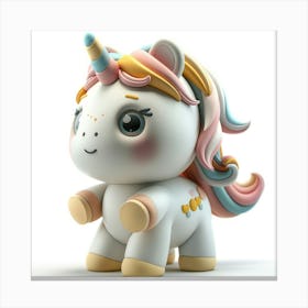 Unicorn Figurine 62 Canvas Print