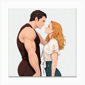 Man And A Woman Canvas Print