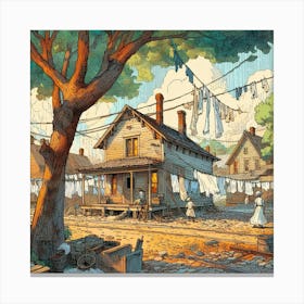 Little Town Canvas Print