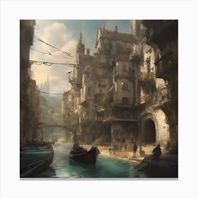 Fantasy City Canvas Print