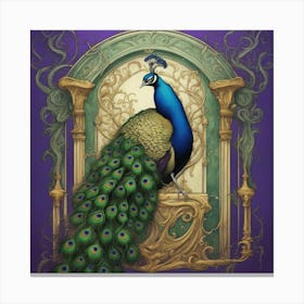 Peacock Canvas Print